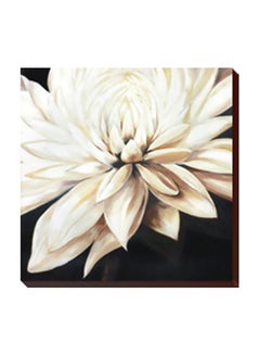 Decorative Wall Painting With Frame White/Black 15x15cm