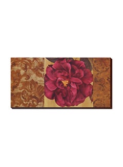 Decorative Wall Painting With Frame Pink/Brown 60x20cm