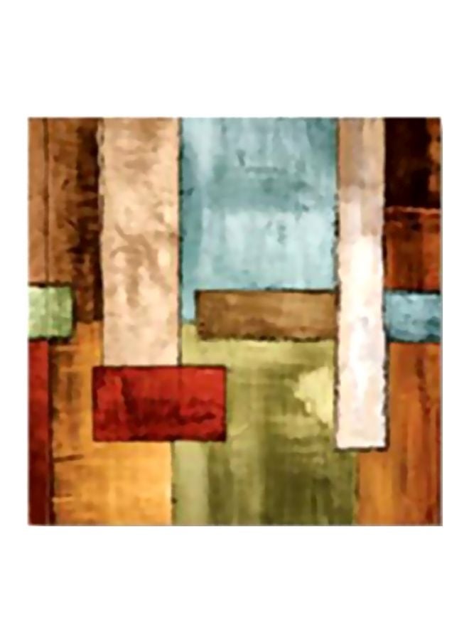 Decorative Wall Painting With Frame Red/Green/Blue 34x34cm