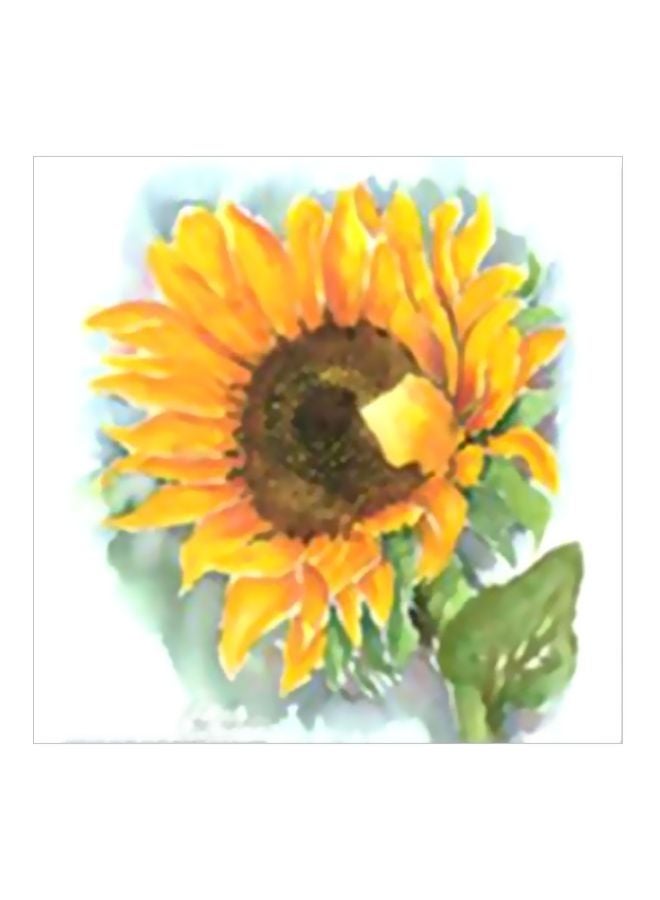 PHOTOBLOCK Decorative Flowers Wall Poster With Frame Multicolour 24x24cm 