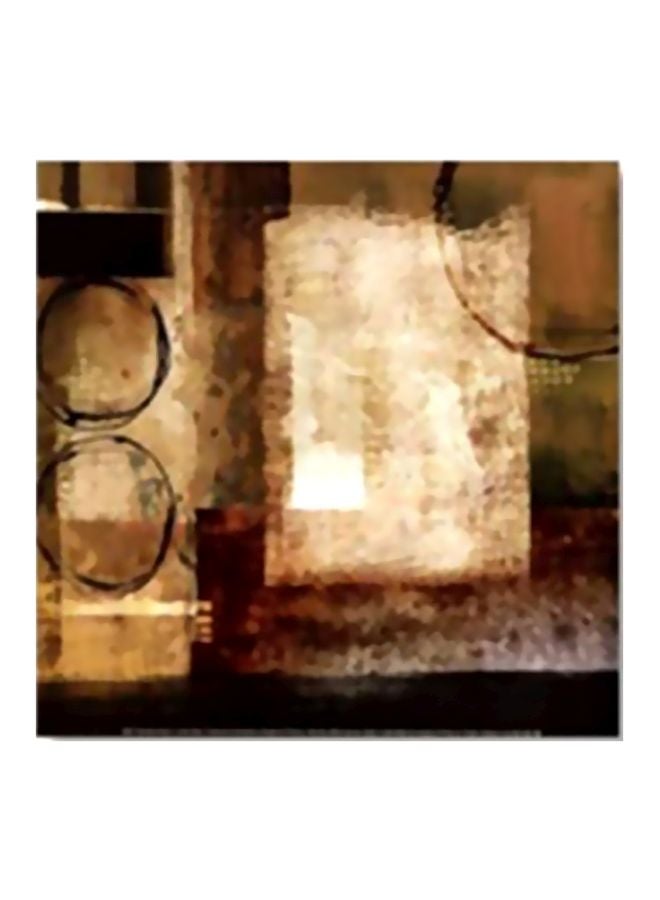 فوتو بلوك بوستر جداري للتزيين مع إطار بني/أسود 34x34سم