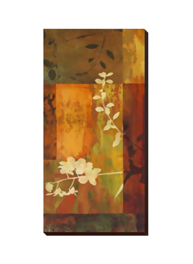 Decorative Wall Painting With Frame Multicolour 29x99cm