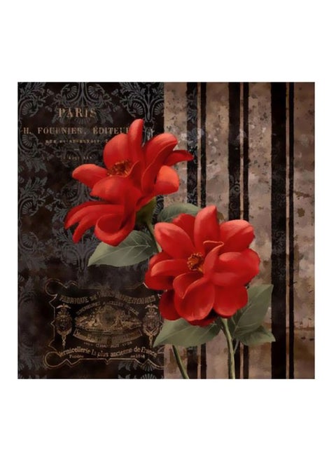 Decorative Wall Painting With Frame Multicolour 15x15cm