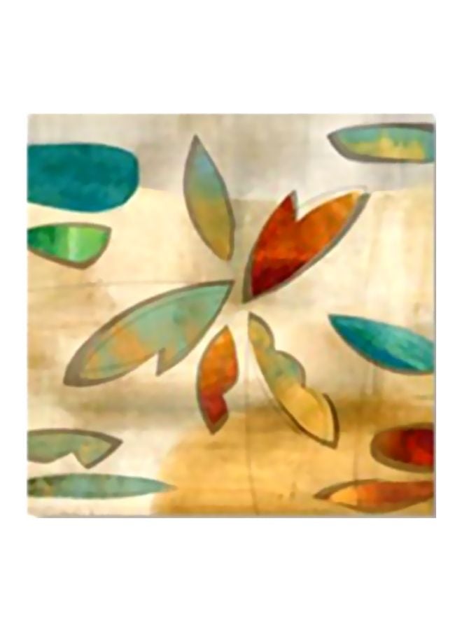 لوحة جدارية لتزيين الحائط مع إطار متعدد الألوان 24x24سم