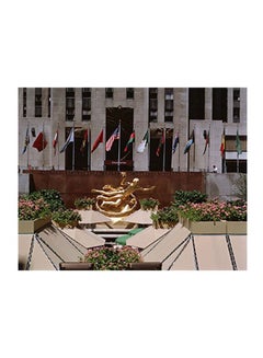 Decorative Wall Poster With Frame Multicolour 15x20cm