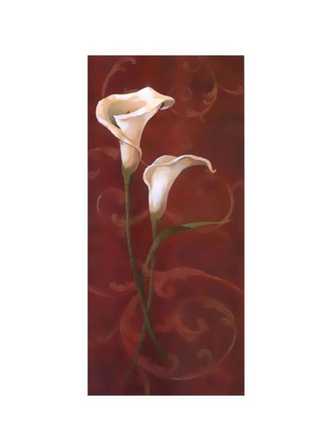 Decorative Wall Poster Brown/Green/Cream 29x99cm