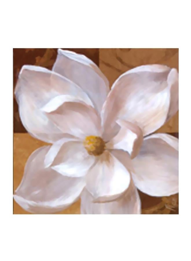 PHOTOBLOCK Decorative Wall Painting With Frame White/Brown 24x24cm