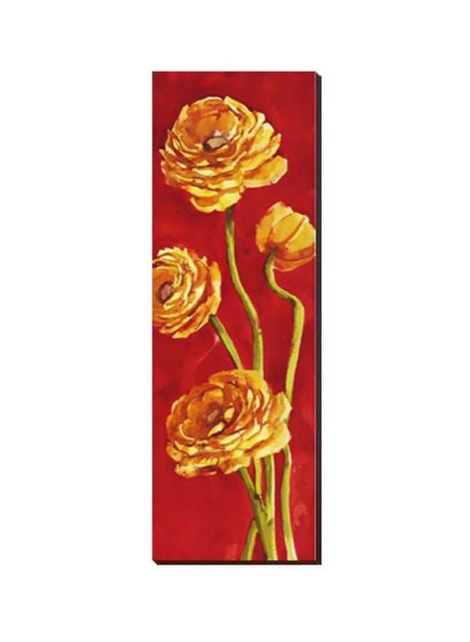 Decorative Wall Painting With Frame Multicolour 20x60cm