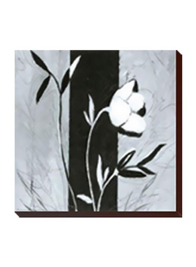 فوتو بلوك لوحة جدارية لتزيين الحائط مع إطار أسود/ أبيض/ رمادي 24x24سم