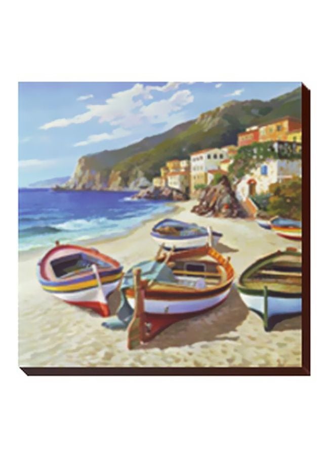 فوتو بلوك لوحة جدارية لتزيين الحائط مع إطار متعدد الألوان 24x24سم