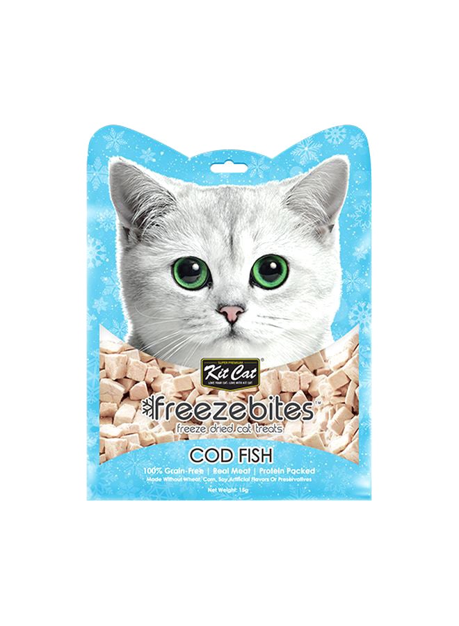 Kit Cat Freezebites Dried Cod Fish Multicolour 15grams