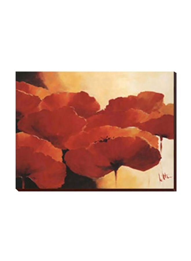 Decorative Wall Painting With Frame Multicolour 54x34cm