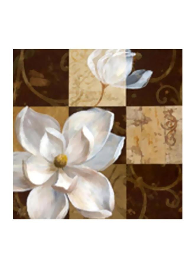 لوحة جدارية لتزيين الحائط مع إطار متعدد الألوان 34x34سم