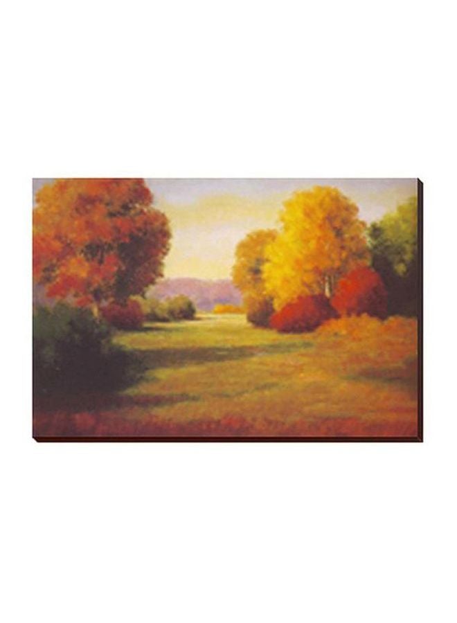 لوحة جدارية لتزيين الحائط مع إطار متعدد الألوان 30x20سم