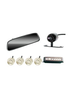 Car Parking Sensor With Rearview Camera And Mirror Monitor