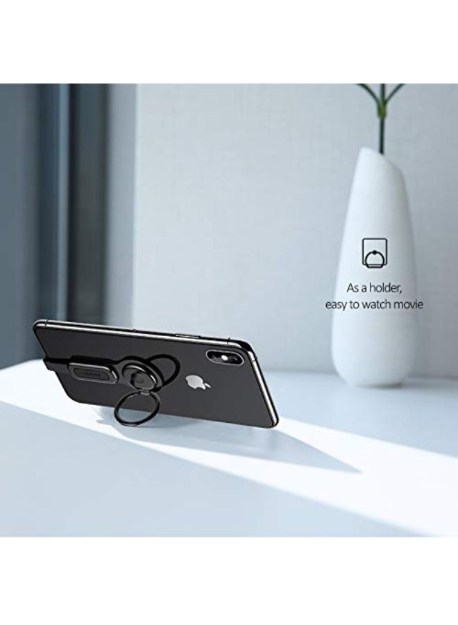 أوسامس حامل للشاحن والهاتف المحمول مناسب لكل من هاتف آيفون وآيفون X وXS و7 بلس 8 بلس أسود - Image 5