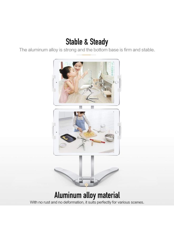 Rock 360 Degree Wall Holder Stand For iPad Silver  - Image 5