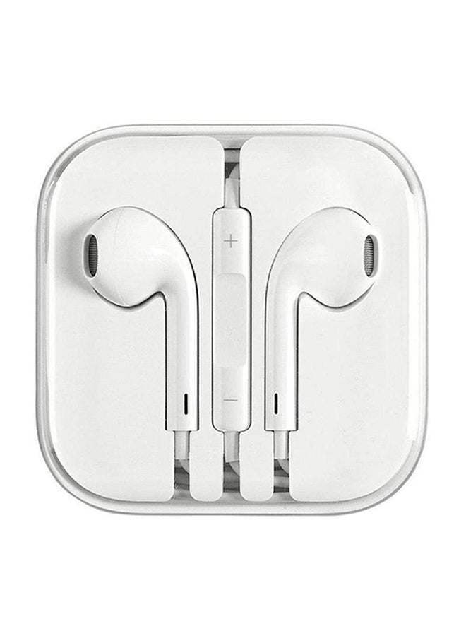 Wired In-Ear Headphone With Mic White