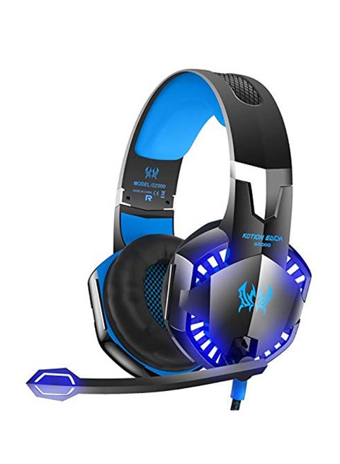 G2000 Stereo Wired Over-Ear Gaming Headphone With Mic For PS4/PS5/XOne/XSeries/NSwitch/PC