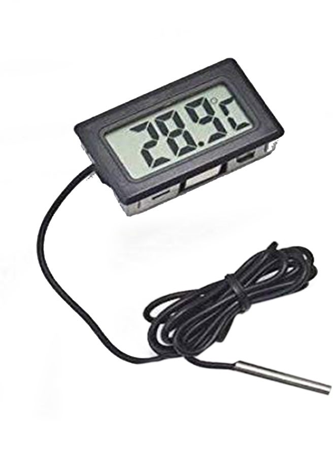 Digital Refrigerator Thermometer With LCD Display Black - Image 1