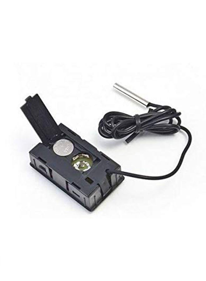 Digital Refrigerator Thermometer With LCD Display Black - Image 2