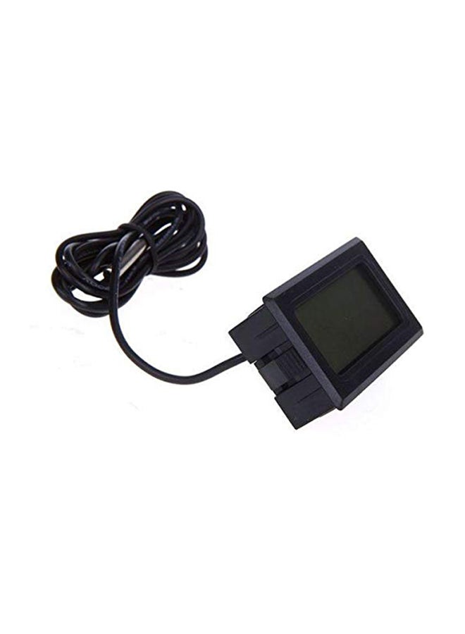 مقياس حرارة رقمي للثلاجة مزود بشاشة LCD أسود - Image 2