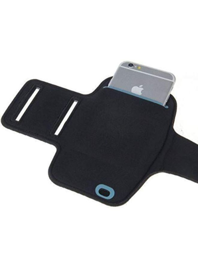 Jogging Armband Holder Case Cover For Apple iPhone Black - Image 2