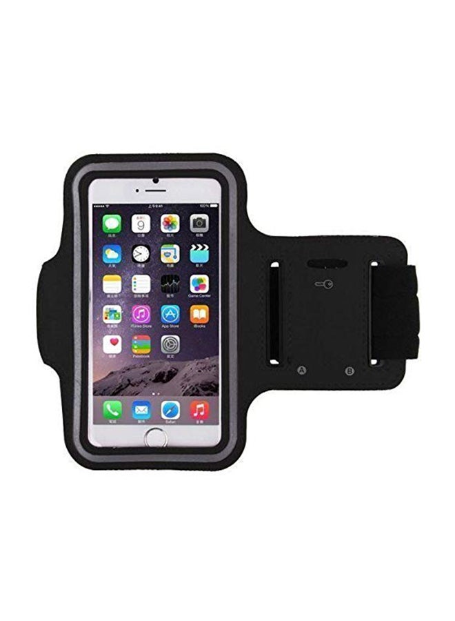 Jogging Armband Holder Case Cover For Apple iPhone Black - Image 1