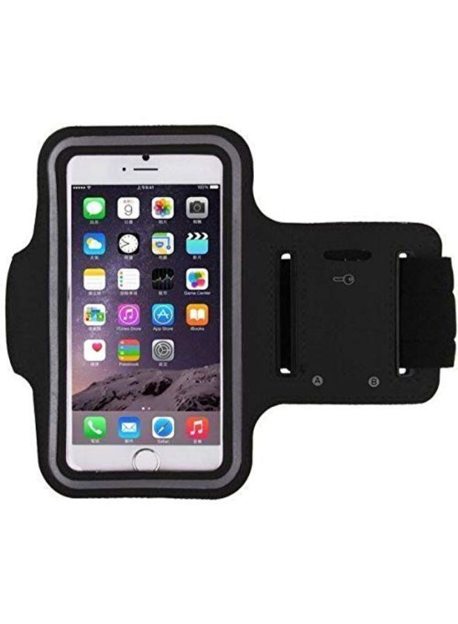 Jogging Armband Holder Case Cover For Apple iPhone Black - Image 3