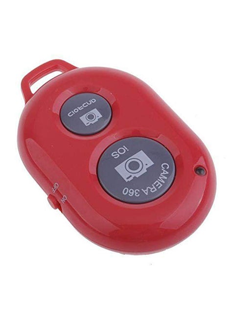Mini Bluetooth Selfie Shutter Remote Control Red