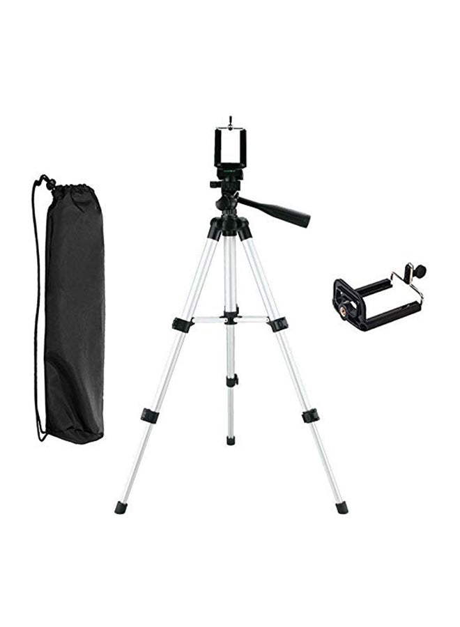 Portable Flexible Tripod Silver/Black