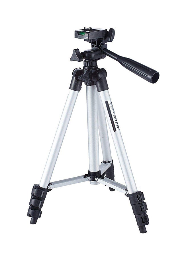Travel Tripod Stand With Carry Bag Silver/Black  - Image 1