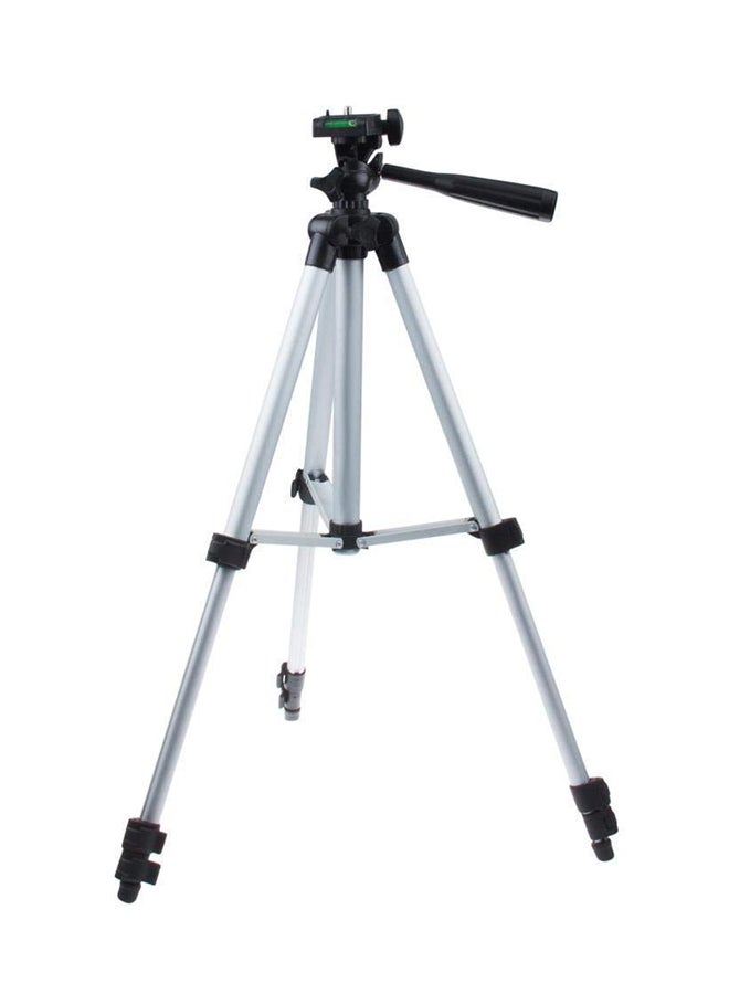 حامل ثلاثي محمول ومرن أسود/ فضي - Image 1