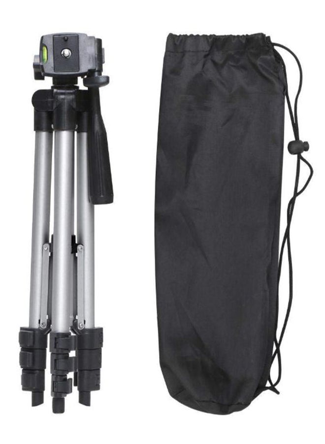 Portable Monopod Tripod With Carry Bag Silver/Black  - Image 3
