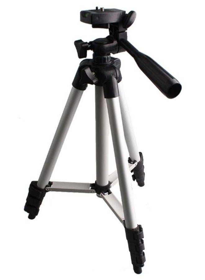 Portable  Adjustable Tripod Silver/Black - Image 2