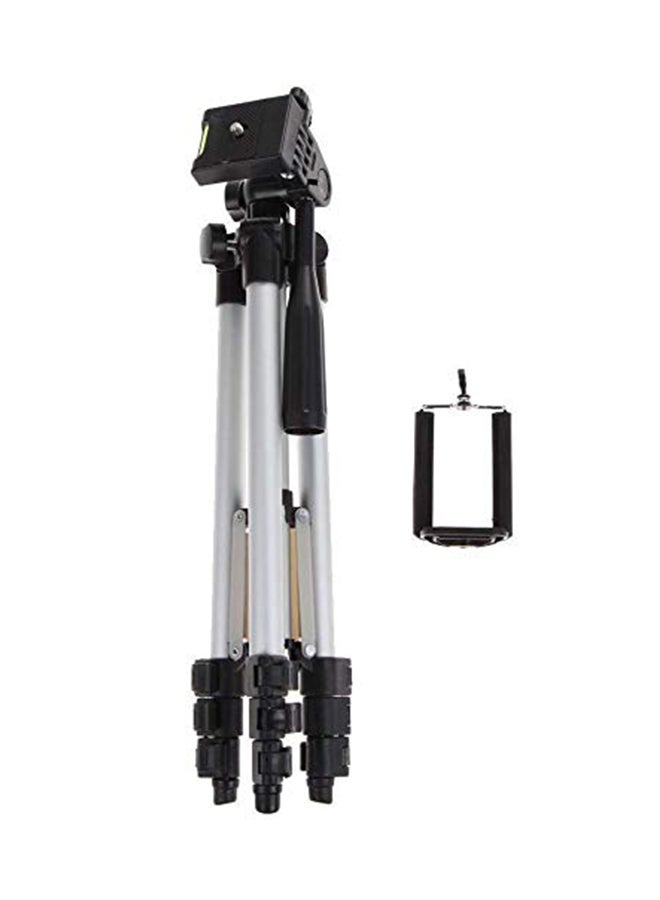 Portable Flexible Tripod Silver/Black - Image 1