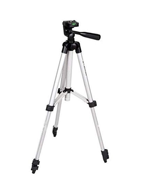 Flexible Tripod Stand For DSLR Camera Silver/Black