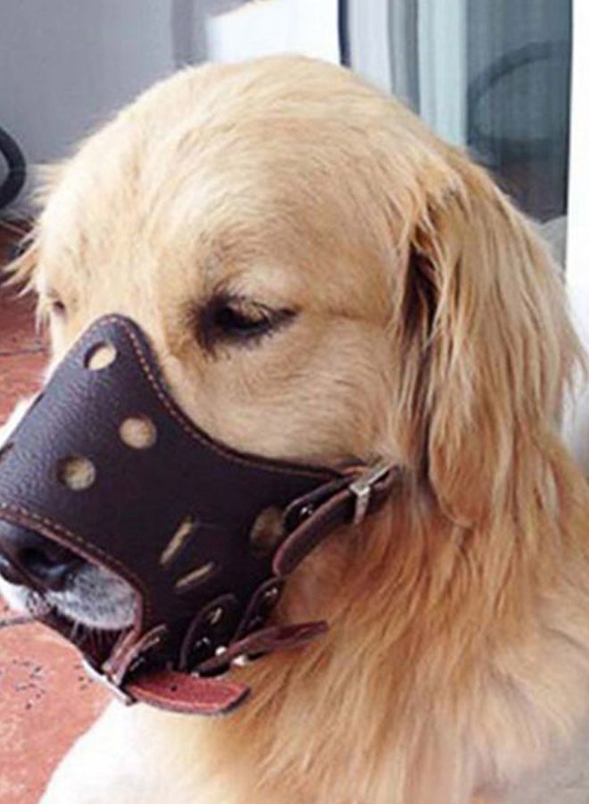 Generic Anti-Bite Dog Mouth Cover Muzzle Guard Coffee  - Image 2