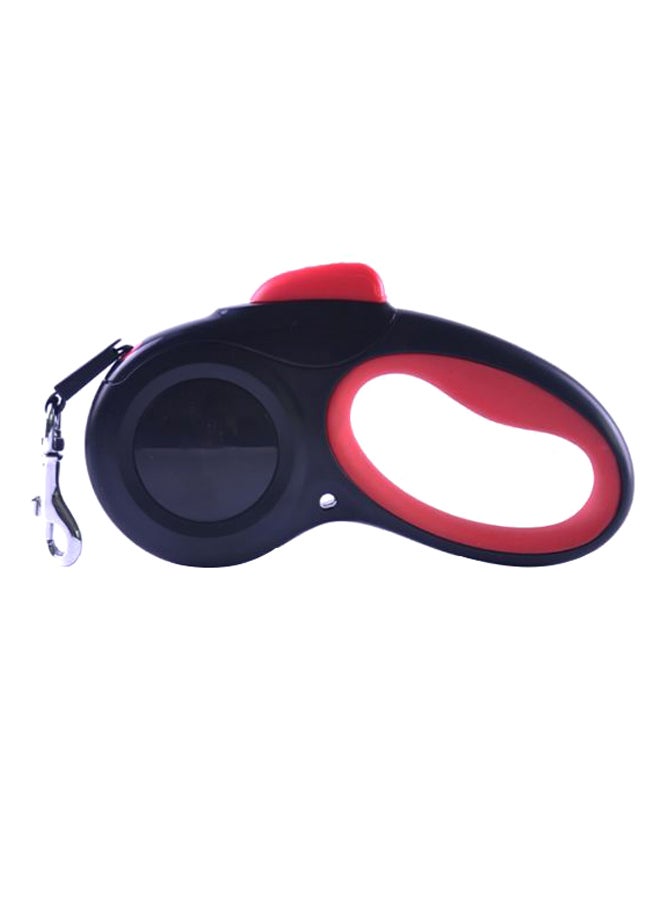 Generic Pet Walking Leash With Retractable Handle Black/Red 3meter 