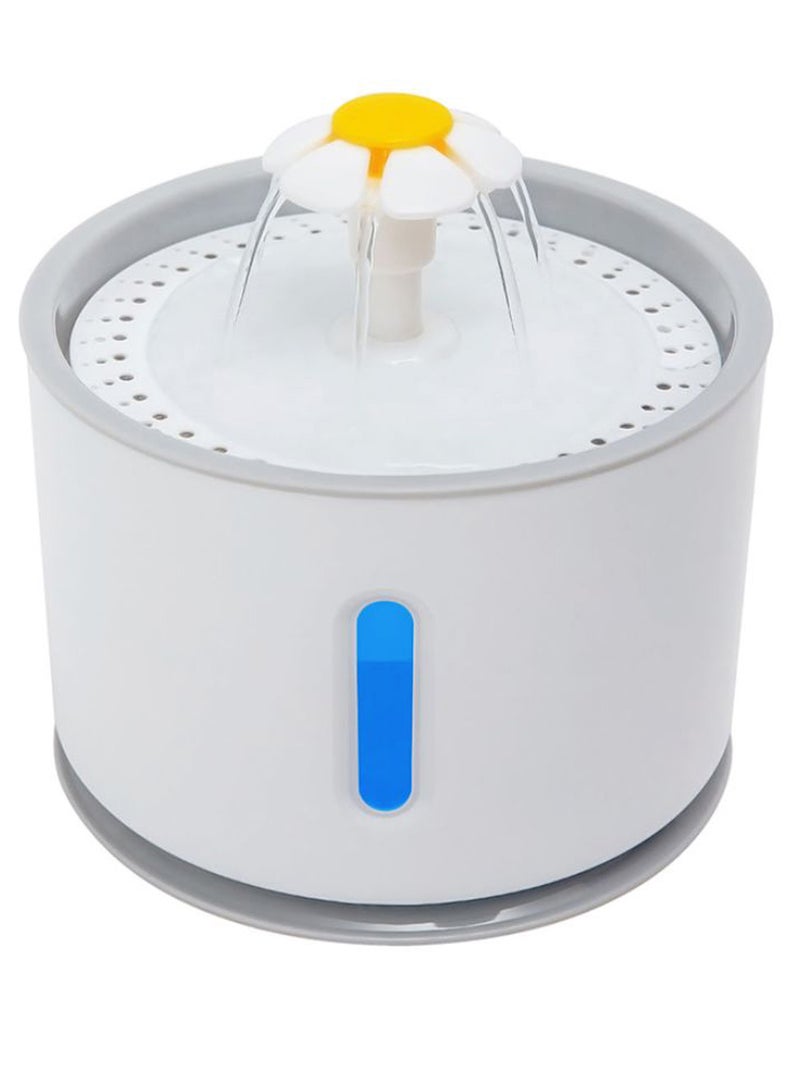 Generic Automatic LED Water Fountain Bowl Grey