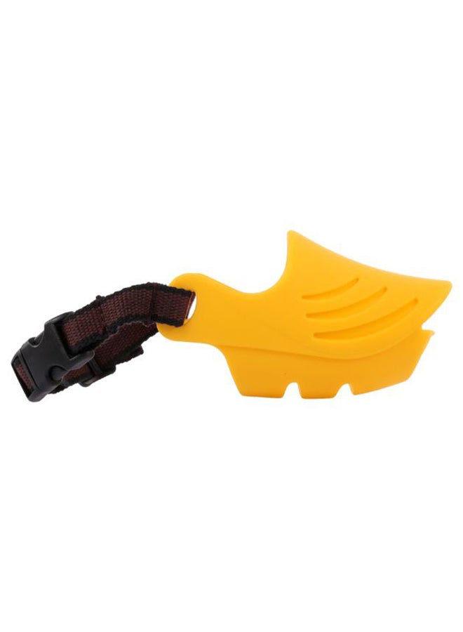 Generic Anti-Bite Pet Muzzle Yellow/Black 