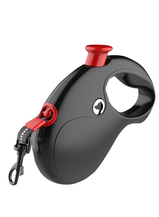 Generic New Design Retractable Pet Lead Leash Black/Red 6feet 