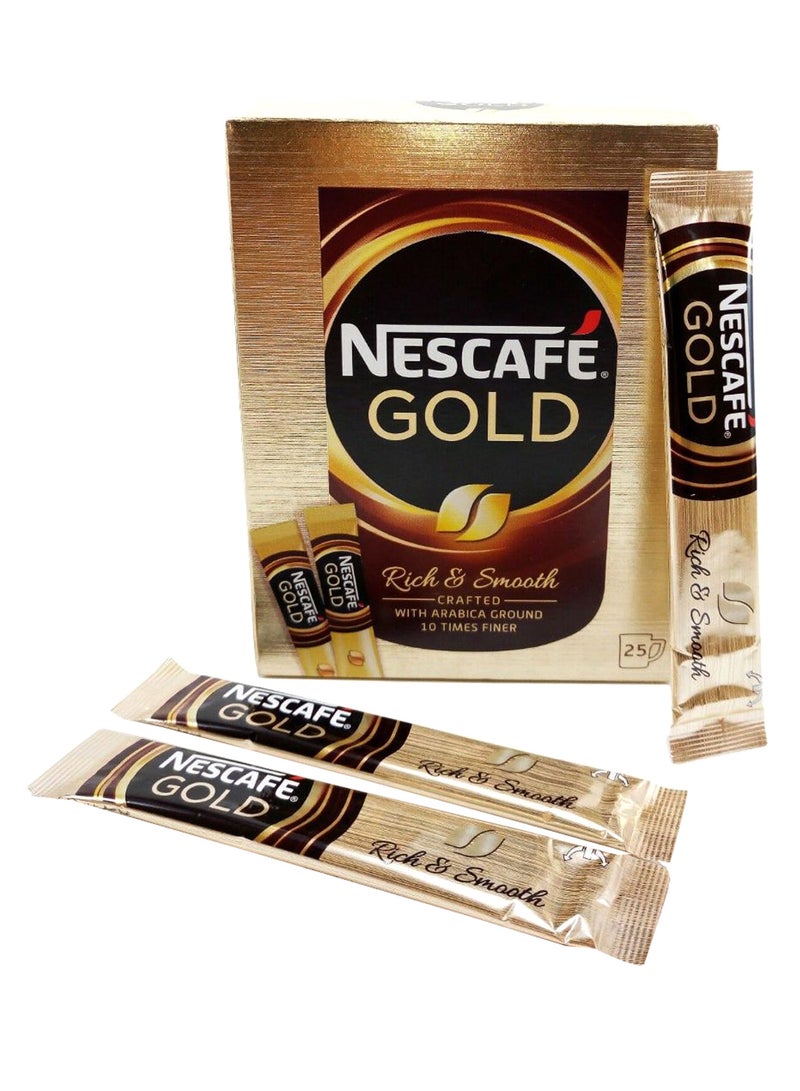 Nescafe Gold Instant Coffee Stick 8grams Pack of 25