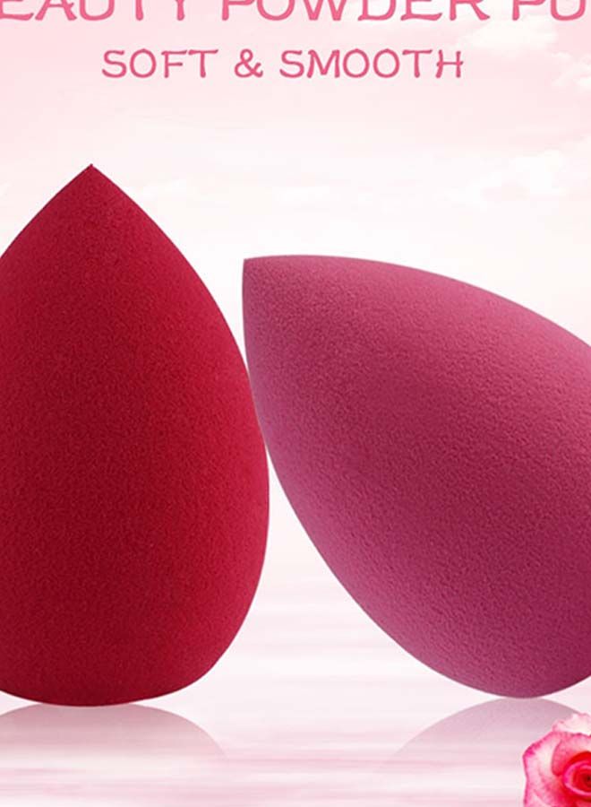 2-Piece Beauty Blender Set Pink/Red - Image 2