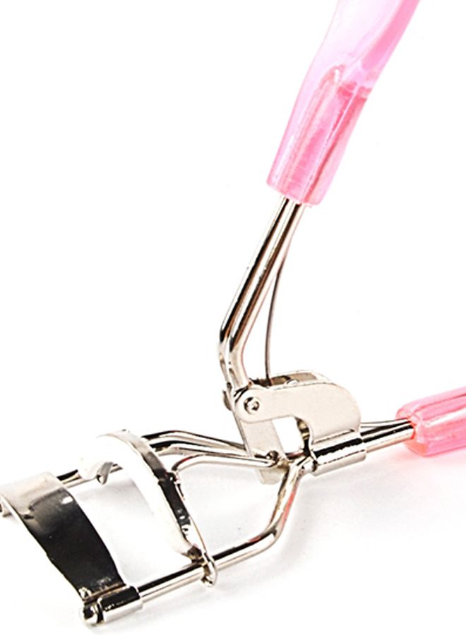 مجعد الرموش المحمول وردي / فضي - Image 2