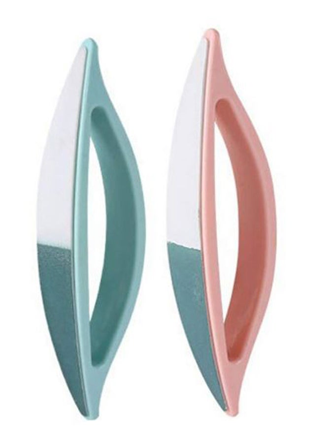 2-Piece Buffing Nail Polish Manicure Tool Set Multicolour - Image 1