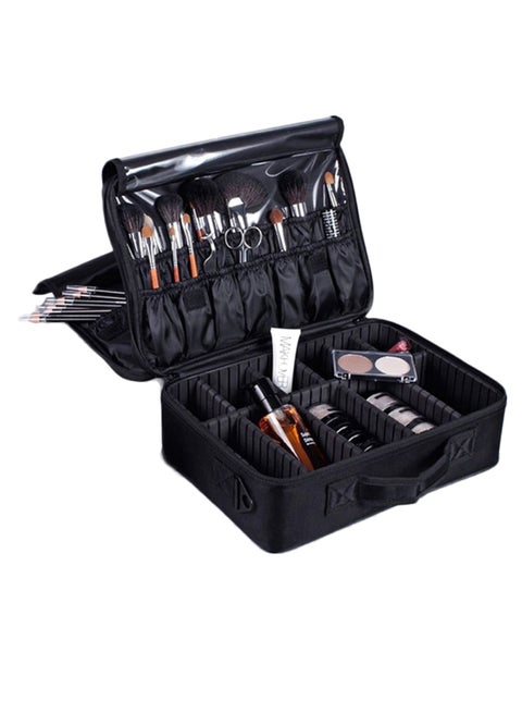 3-Layer Make-Up Artist Storage Bag Pink/Black