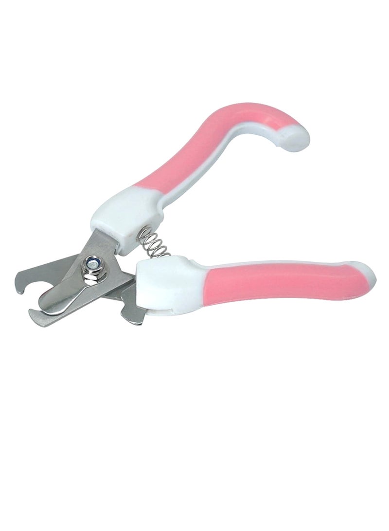 Safety Claw Nail Clipper With File Pink/Silver/White - Image 2