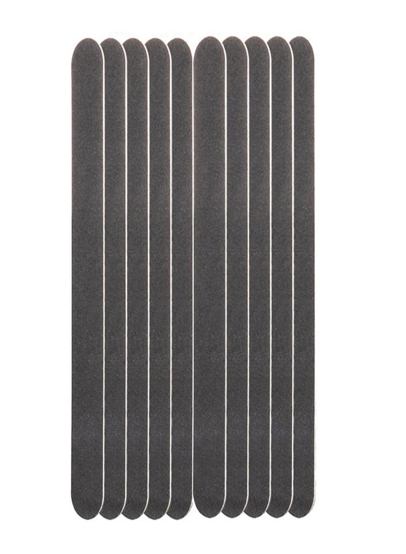 Generic 10-Piece Long Frosted Nail File Set Black - Image 1