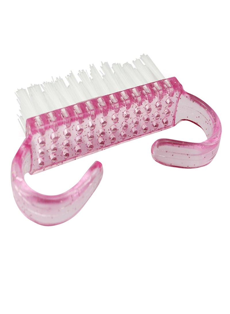 Generic 5-Piece Deep Cleansing Nail Brush Set Pink/White - Image 2